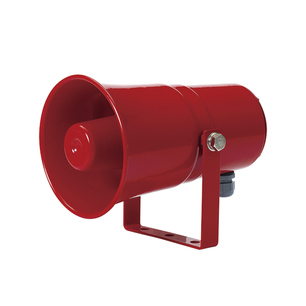 [SEHN25-WS-120] Sirena electrónica de montaje en pared con 5 sonidos de advertencia de máx. volumen 115 dB a 120 VCA