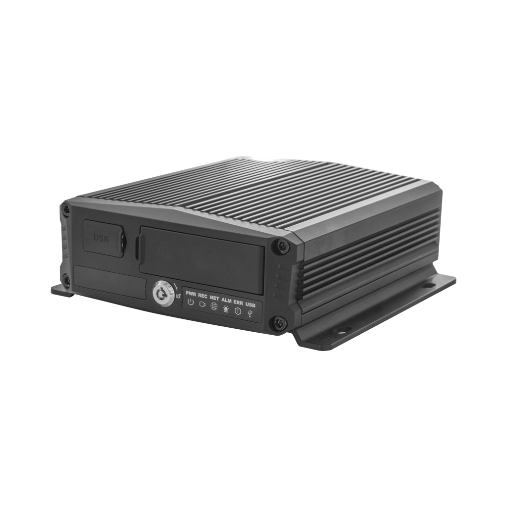 [XMR406NAHD] XMR406NAHD DVR Móvil / Multiplataforma / 4 Canales AHD + 2 canales IP/ Almacenamiento en Memoria Micro SD / H.265 / Chip IA Embebido / Soporta 4G / GPS