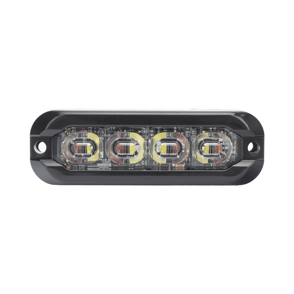 [ED3793RW] Luz perimetral , 8 LED Ultra Brillantes, Dual Color Rojo / Claro