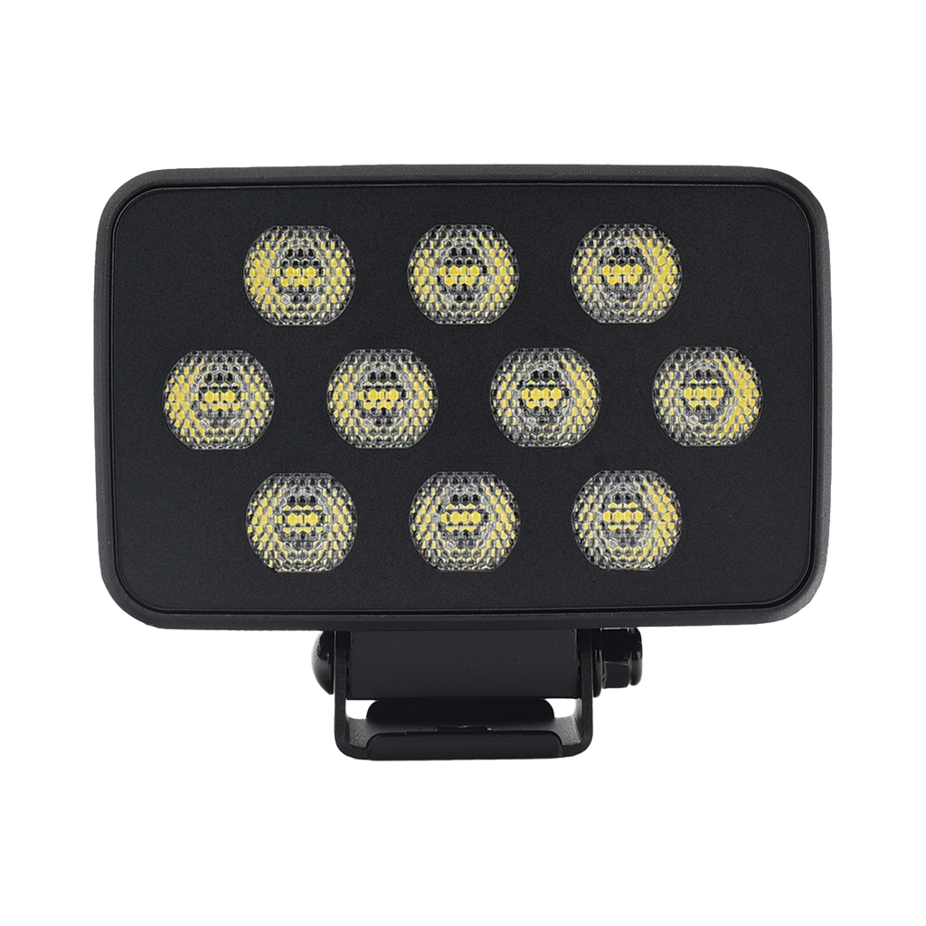 Luz de Trabajo Ultra brillante Cuadrada, 10 LED, 8937 Lúmenes, 12-24 Vcd