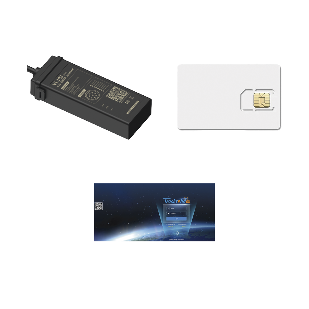 [VL103KIT] KIT GPS / Localizador para Vehiculos / 4G LTE CAT1 con Fallback a 2G/ Apagado y encendido de motor remoto / Entrada analogica / Sistema de protección de baterias  / Tamaño super pequeño con IP66 especial para motocicletas /