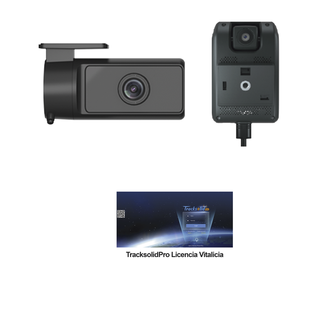 [JC261CI03V] JC261CI03V KIT Dashcam con sistema de control ADAS (asistencia de manejo) y Camara de cabina (CI03) / Multiples alarmas /Comunicación dos vías / ideal para flotas vehiculares / Facil instalacio / Incluye licencia vitalicia plataforma TrackSolidPro