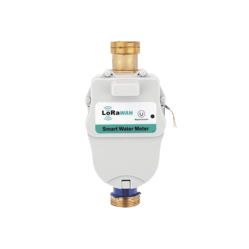 FLUJOMETRO DE AGUA LORAWAN® PARA TUBERIA DE 1 PULGADA CON VALVULA DE CORTE DE FUJO