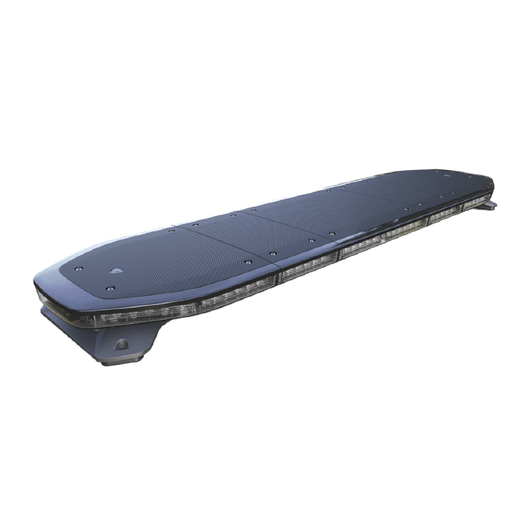 Barra de luces LED de 48, 216 LED, Dual Color, Programable, Rojo/Azul/Ámbar/Claro, Ideal para Equipar Unidades de Seguridad Publica con Domos Negros