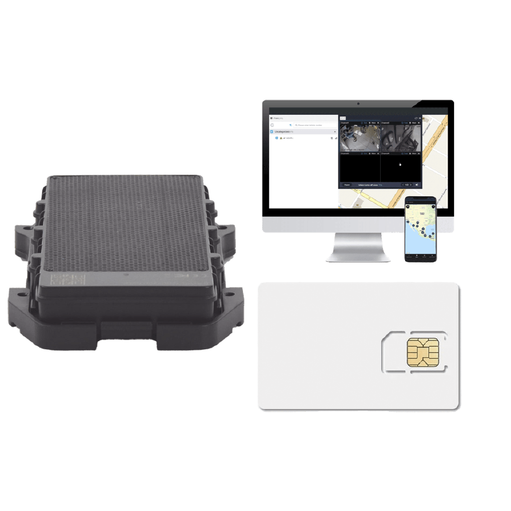 KIT Localizador 4G con carga solar / Semiautónomo / Rastreo de contenedores / Cajas de tráiler / Alarma de sabotaje audible / Incluye Licencia vitalicia EPCOMGPSCODE y SIM de datos SIM500MB2Y