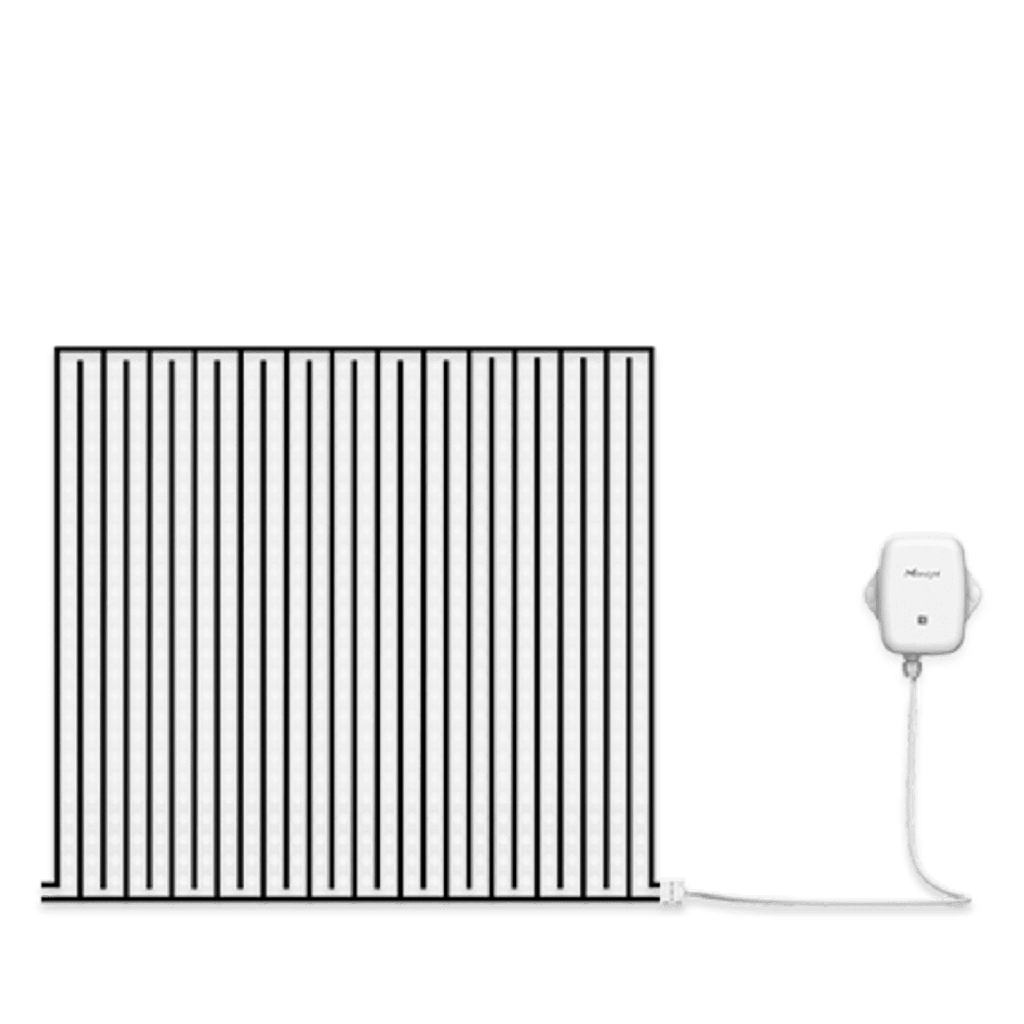 Sensor de Detección de Fugas EM300-MLD LoRaWAN® / Membrana Flexible 40x40 cm / Batería 4000 mAh hasta 10 Años / IP67 / D2D Protocol Sin Gateway / NFC Configuración / Detección Líquidos Conductivos / -30°C