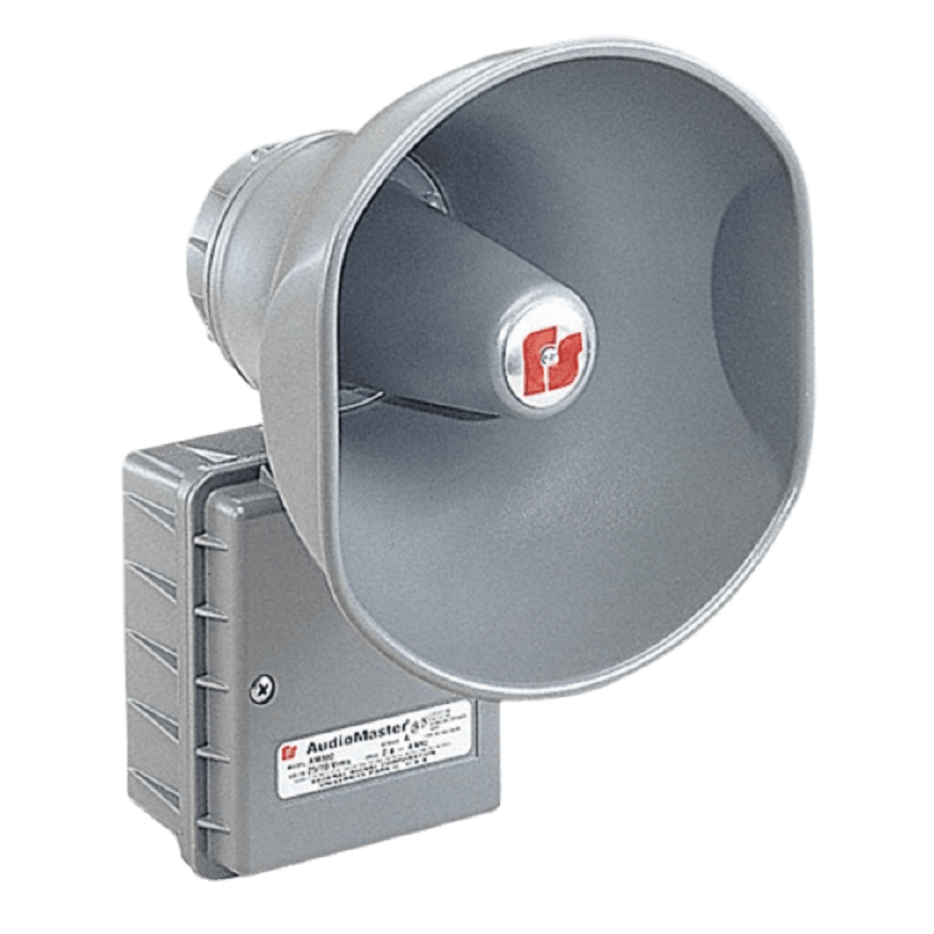 [AM302GCX] Altavoz de anunciamiento publico a prueba de explosiones AudioMaster®, Listado UL y cUL para Clase I, División 1, Grupos B, C y D; Clase I, División 2, Grupo A, B, C y D; Clase II, División 2, Grupos F y G, de Potencia Ajustable