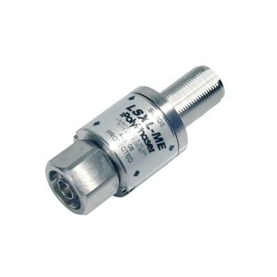 [LSXL-ME] Protector Coaxial RF Con Filtro Para 1.8 GHz a 3.8 GHz y 4.2 GHz a 6.0 GHz con Conector  N Macho al Equipo
