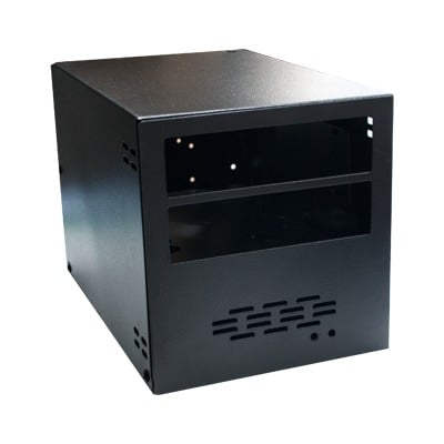 [SR-40K] Gabinete para instalación de dos radios móviles Kenwood.