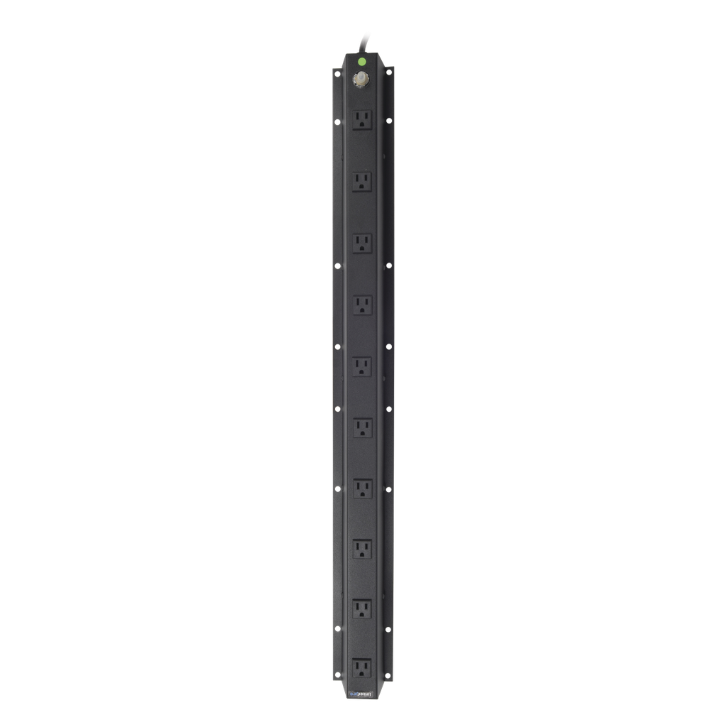 [TCMSR19] Tomacorriente Vertical (PDU) de 10 Contactos (NEMA 5-15R). Voltaje Entrada/Salida: 120Vca/15A