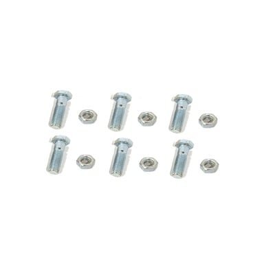 [TORN-TZ35/45G] Paquete de 6 tornillos y tuercas de acero inoxidable 3/8 x 2?.