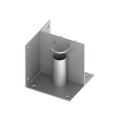 [SLM-BA-2G] Base de piso o esquina para mástil de 2