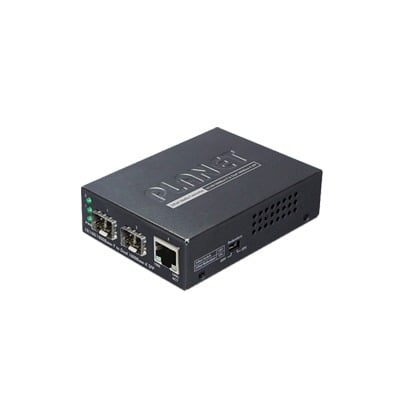[GT-1205A] Convertidor de Medios con Doble Puerto SFP 1000BASE-FX/SX/LX y Puerto Ethernet 1000Base-T