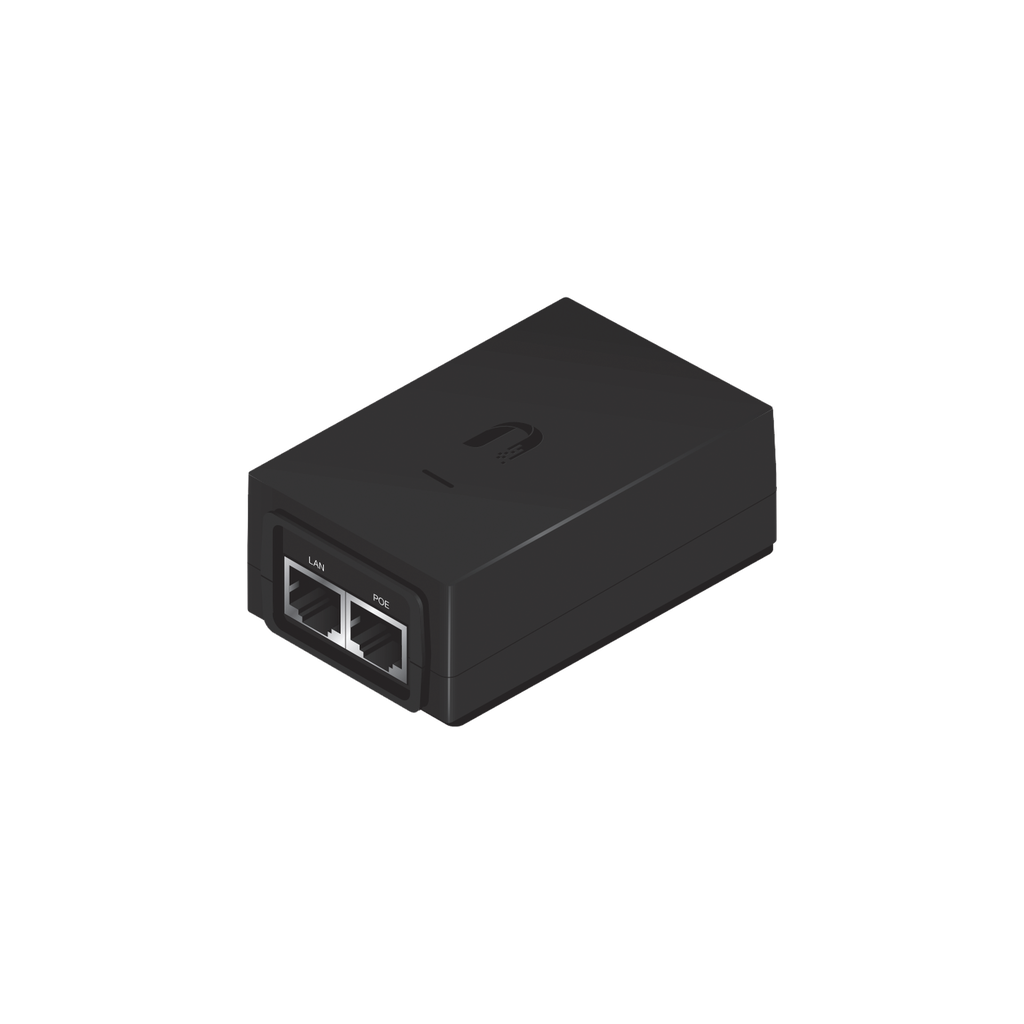 Adaptador PoE Ubiquiti de 24 VDC, 1.25 A con puerto Gigabit