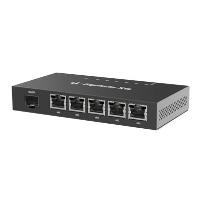 [ER-X-SFP] EdgeRouter X SFP de 5 puertos Gigabit + 1 puerto SFP con funciones avanzadas de ruteo