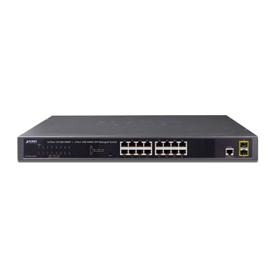 [GS-4210-16T2S] Switch Administrable Capa 2, 16 Puertos 10/100/1000T, 2 Puertos SFP 100/1G/2.5G, Administración Remota con CloudNMS