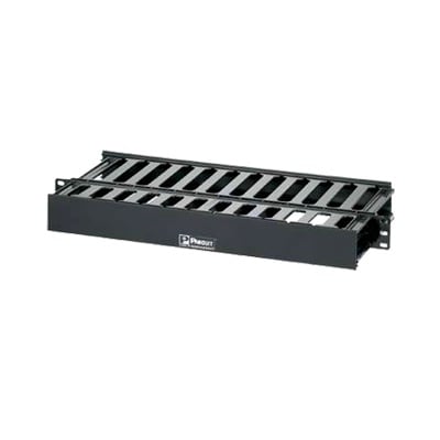 [WMPSE] Organizador de Cables Horizontal PatchLink, Doble (Frontal y Posterior), Para Rack de 19in, 1UR