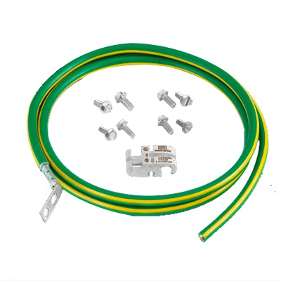 [RGCBNJ660P22] Kit de Jumper para Conexión de Gabinete o Rack de Telecomunicaciones a Barra de Tierra Física, 6 AWG, 1.52 m de Largo