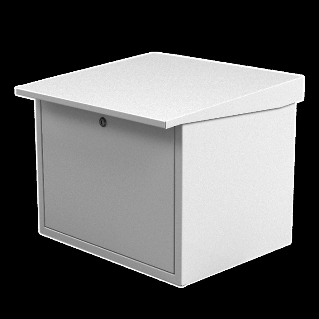 [SVR-1419-G] Gabinete para resguardo de baterías (hasta dos baterías PL110D12). Lámina Galvanizada.