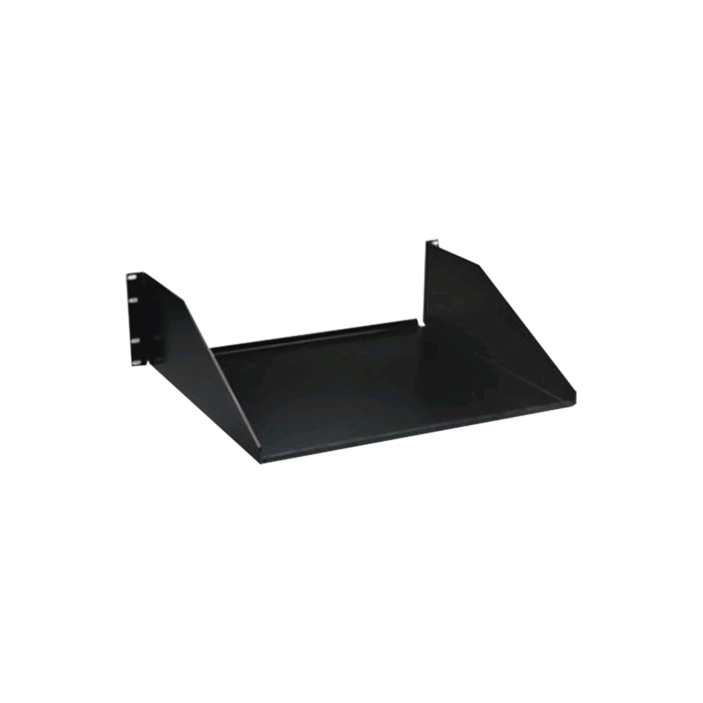 Charola Para Soportar Equipos en Racks, de 19in, Solida, 3UR, Color Negro