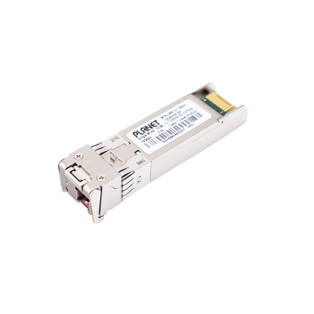 [MTB-LB60] Transceptor WDM mini-Gbic SFP+ 10G LC TX:1330nm RX:1270nm para fibra Mono Modo 60 Km, Requiere MTB-LA60
