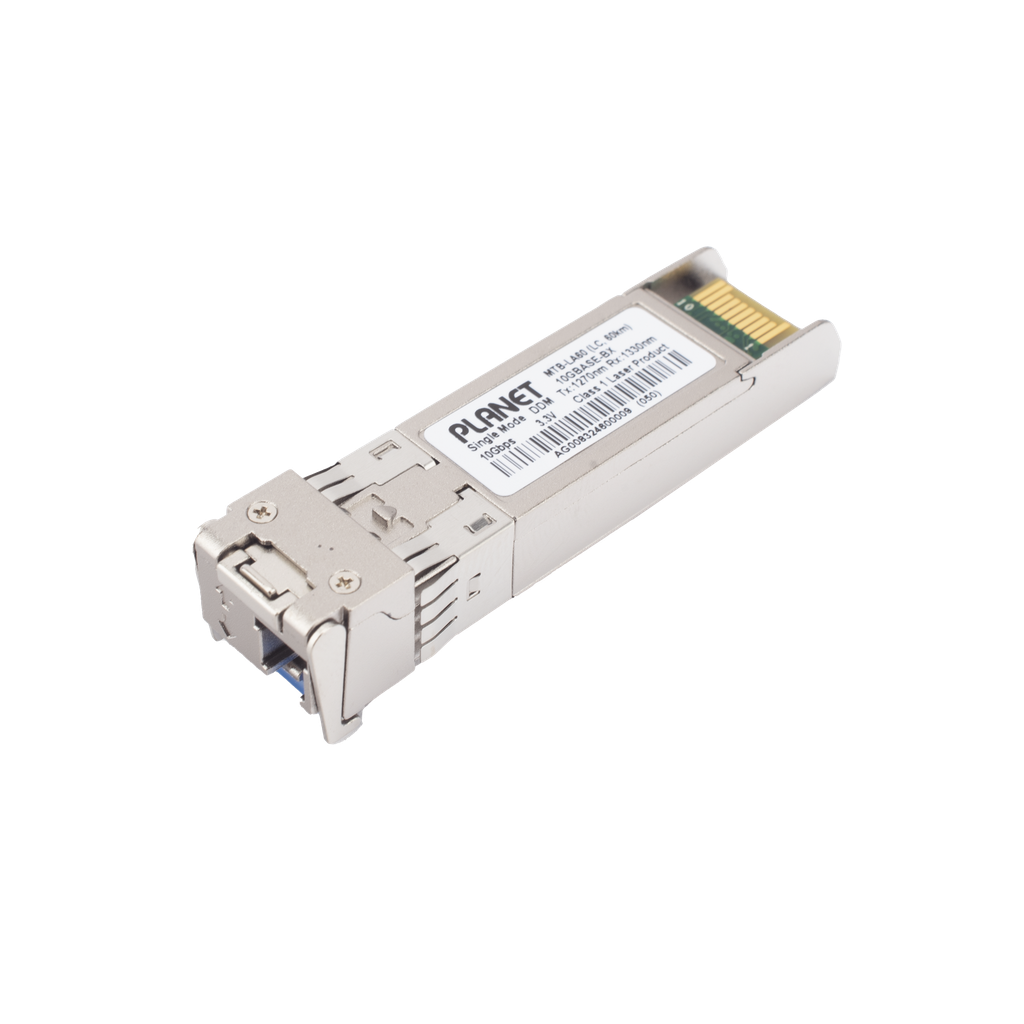 [MTB-LA60] Transceptor WDM mini-Gbic SFP+ 10G LC TX:1270nm RX:1330nm para fibra Mono Modo 60 Km, , Requiere MTB-LB60