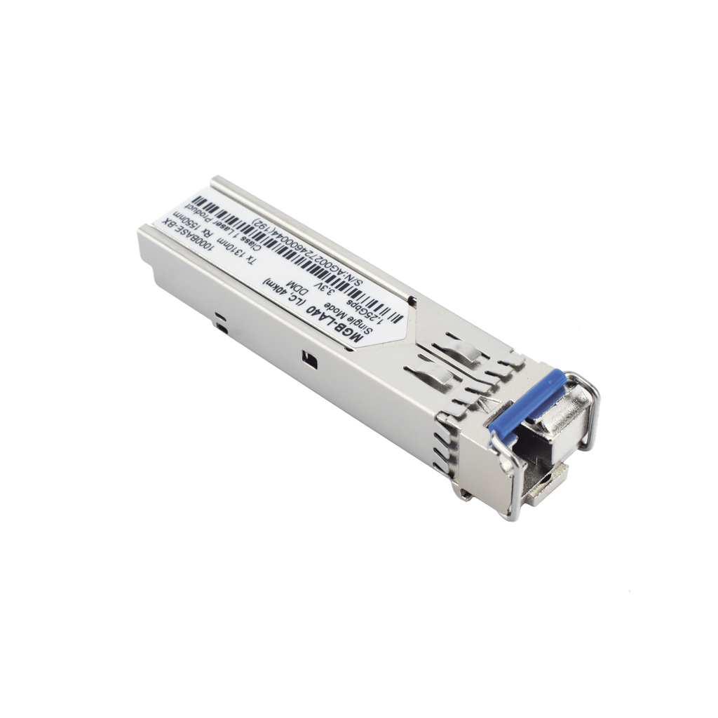 [MGB-LA40] Transceptor mini-Gbic SFP 1G LC TX:1310nm RX:1550 para fibra Mono Modo 40 Km WDM, Requiere MGB-LB40