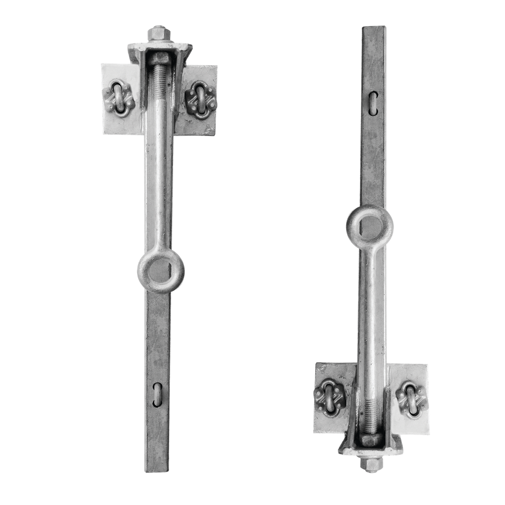 Par de Herrajes para sujeción de línea de vida para STZ60G.