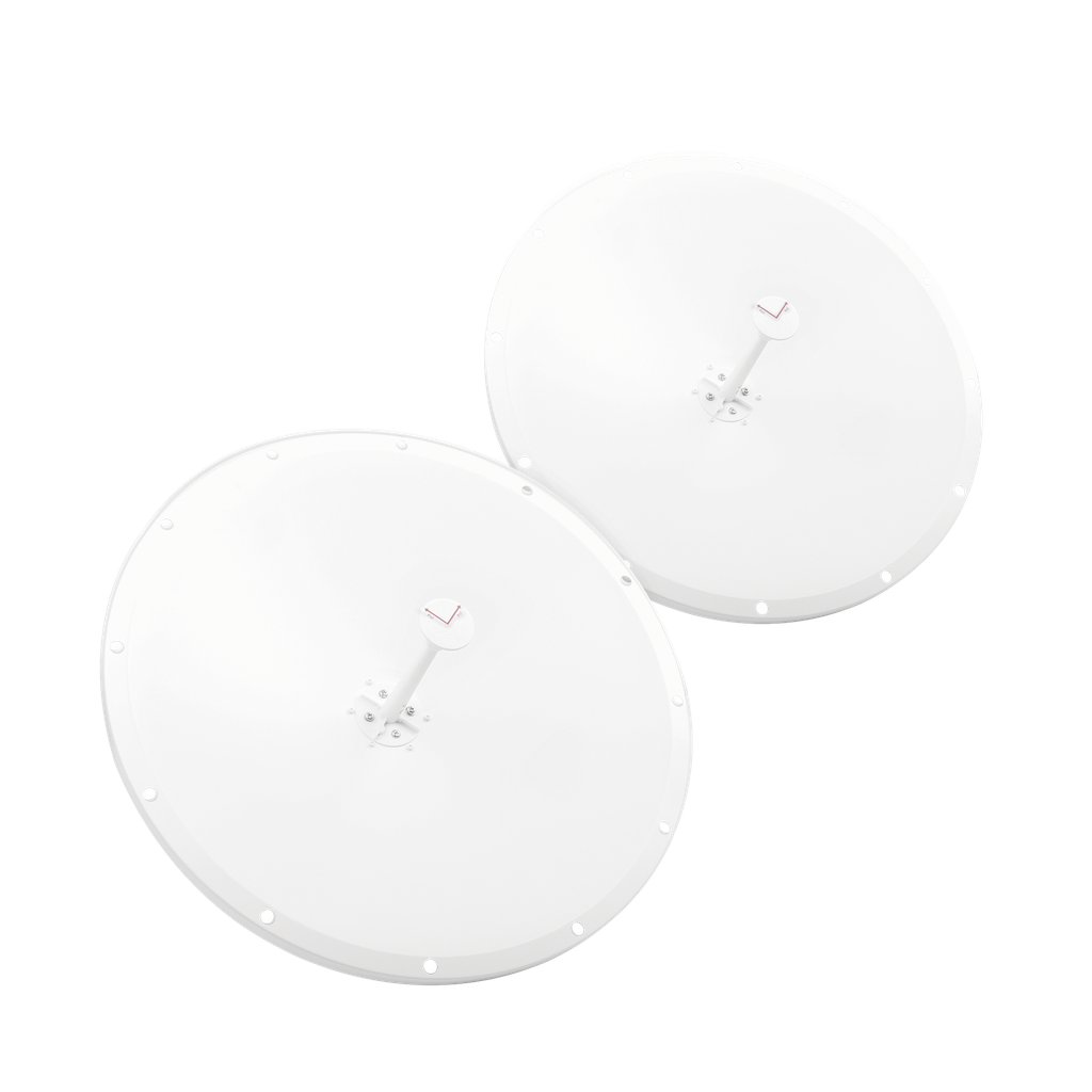 [TXP-D4865-28-SMA-KIT2] Antena Parabólica de Frecuencia Extendida, 4.8 - 6.5 GHz, 28 dBi, Conectores SMA-Macho Inverso