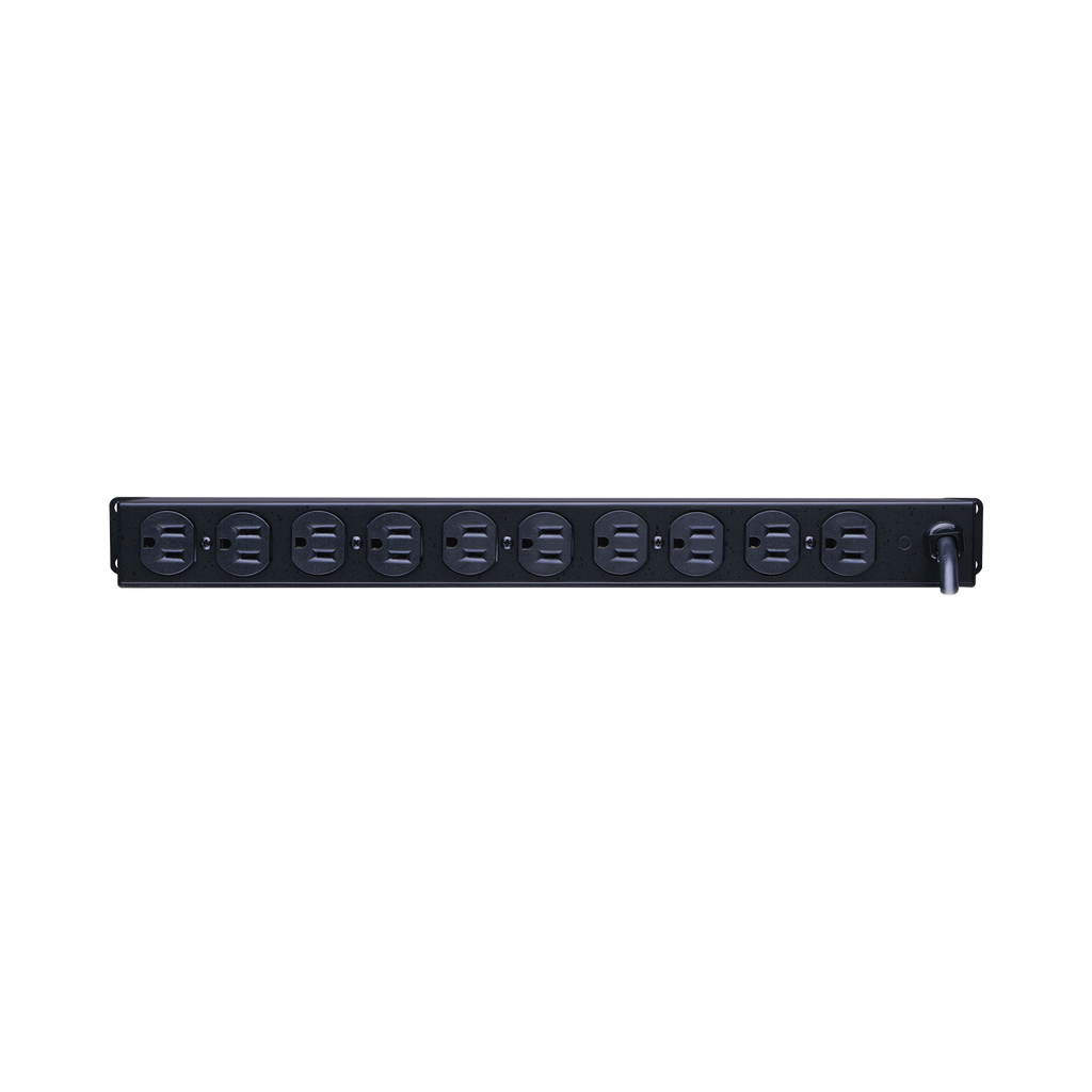 [CPS1215RM] PDU Básico Para Distribución de Energía, Con 10 Tomas NEMA 5-15R Traseras, 1UR, 15 Amp, 120 Vca