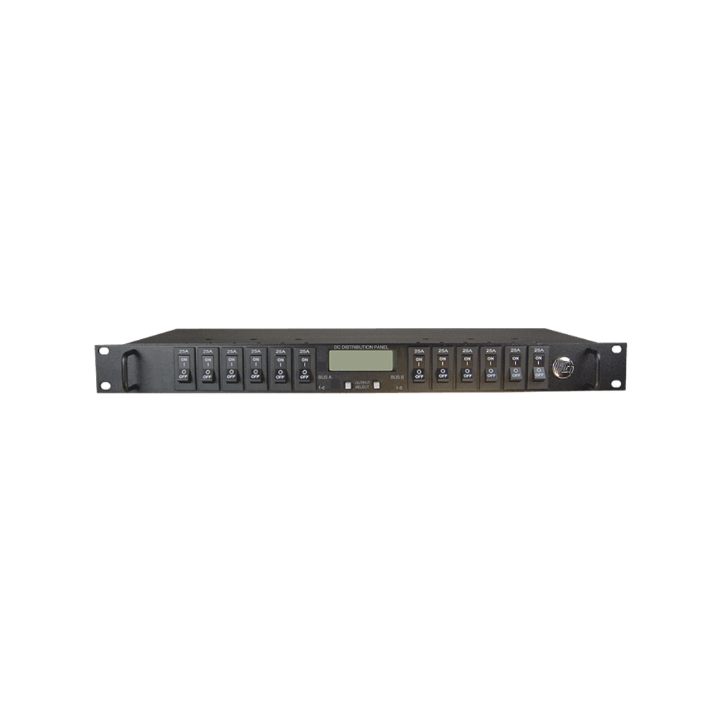 [ICT200DB-12IRC] PDU Administrable IP, 12 Salidas para Brakers (No incluidos), Control de Energía Remoto, Doble Bus Inteligente de Distribución CD, Aplicaciones 12,24 y 48 Vcc.