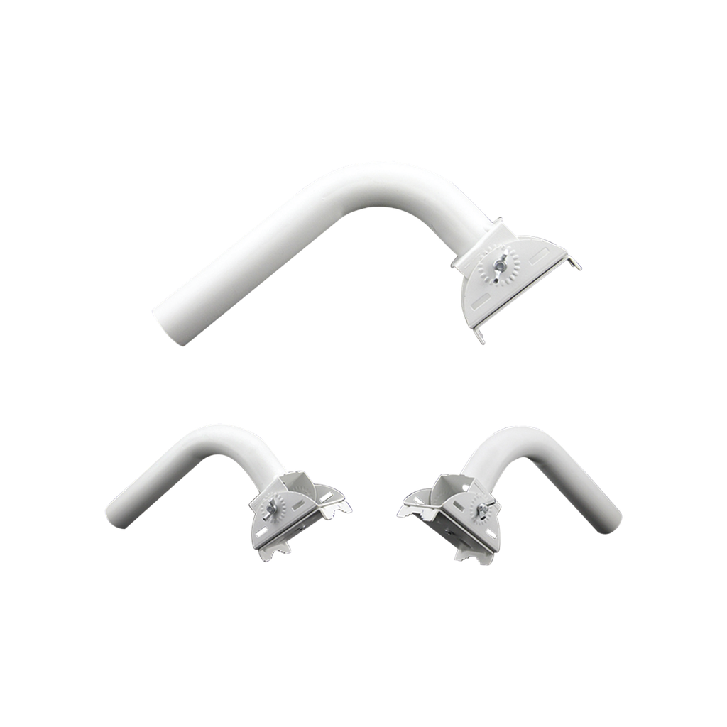 [U-MOUNT] Montaje universal flexible para instalación en poste o pared, compatible con equipos Ubiquiti, Mimosa, Cambium y Altai