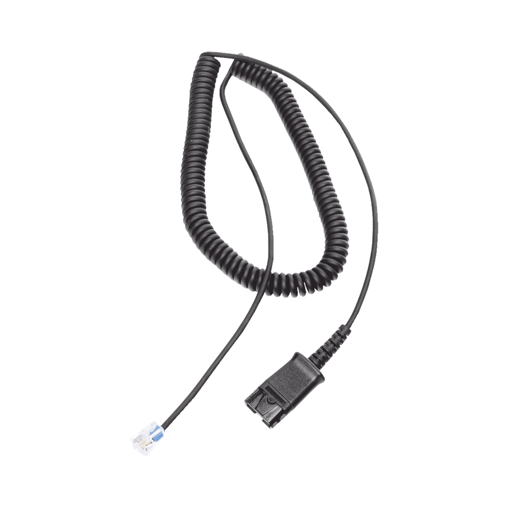 [QD03] Cable adaptador para diademas modelo HT101, HT201 y HT202 para compatibilidad con teléfonos Grandstream, análogos, digitales, etc.