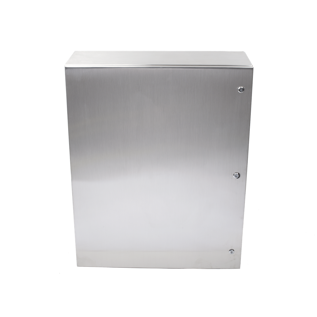 [PST-8010030-INOX-B] Gabinete de Acero Inoxidable IP66 Uso en Intemperie (800 x 1000 x 300 mm) con Placa Interna Galvanizada.