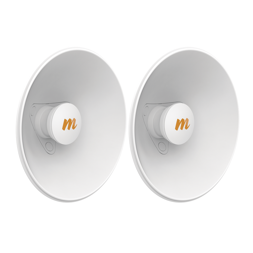Par de Antenas Modulares Dual Slant, 4.9 - 6.4 GHz, Dimensiones (27 cm), Apertura 45°, Ganancia de 20 dBi, Diseñadas para radio C5x