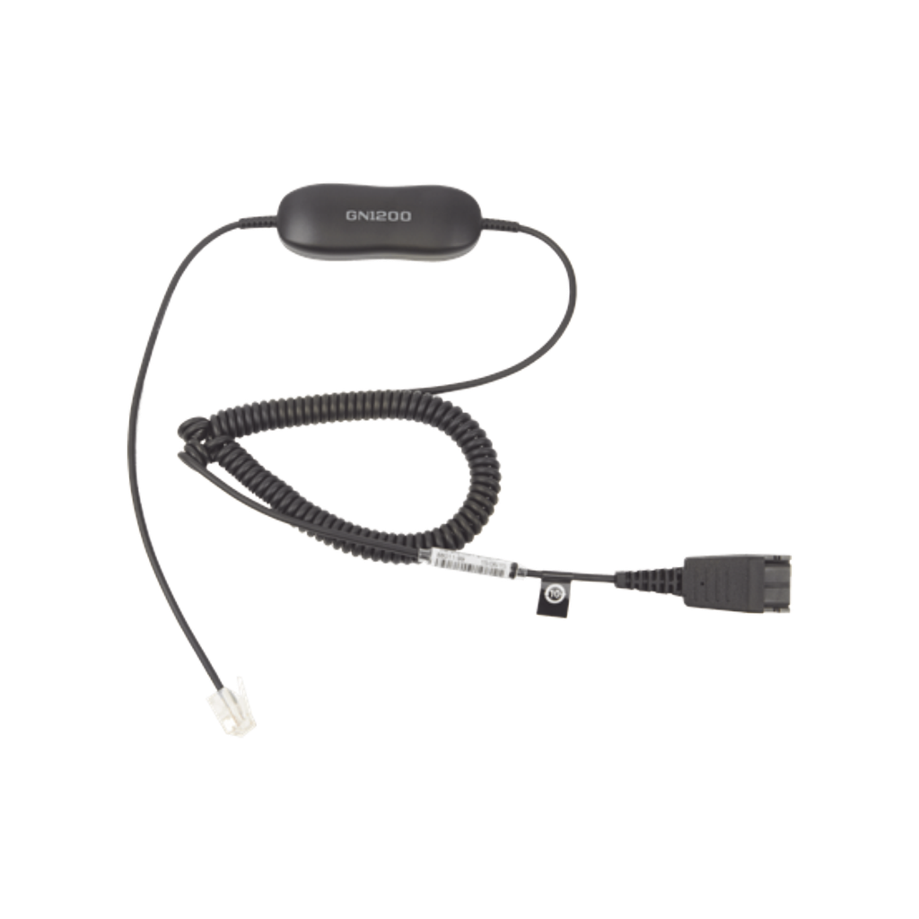 [GN-1200-C] Jabra GN1200 cable enroscado con conexión QD y RJ-9 (88011-99)