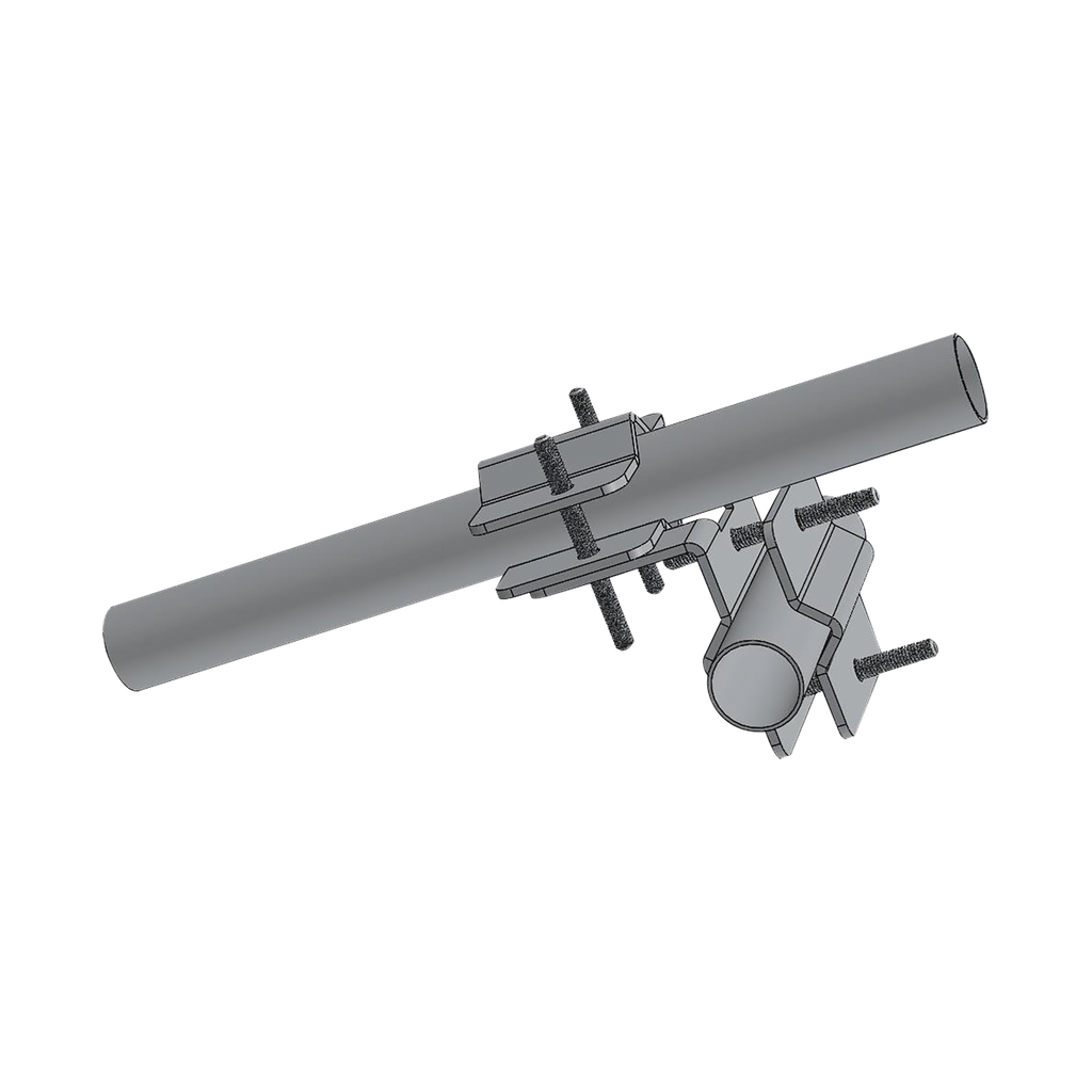 Herraje Adaptador Cruzado para Mástil para Diámetros desde 7/8 hasta 2.