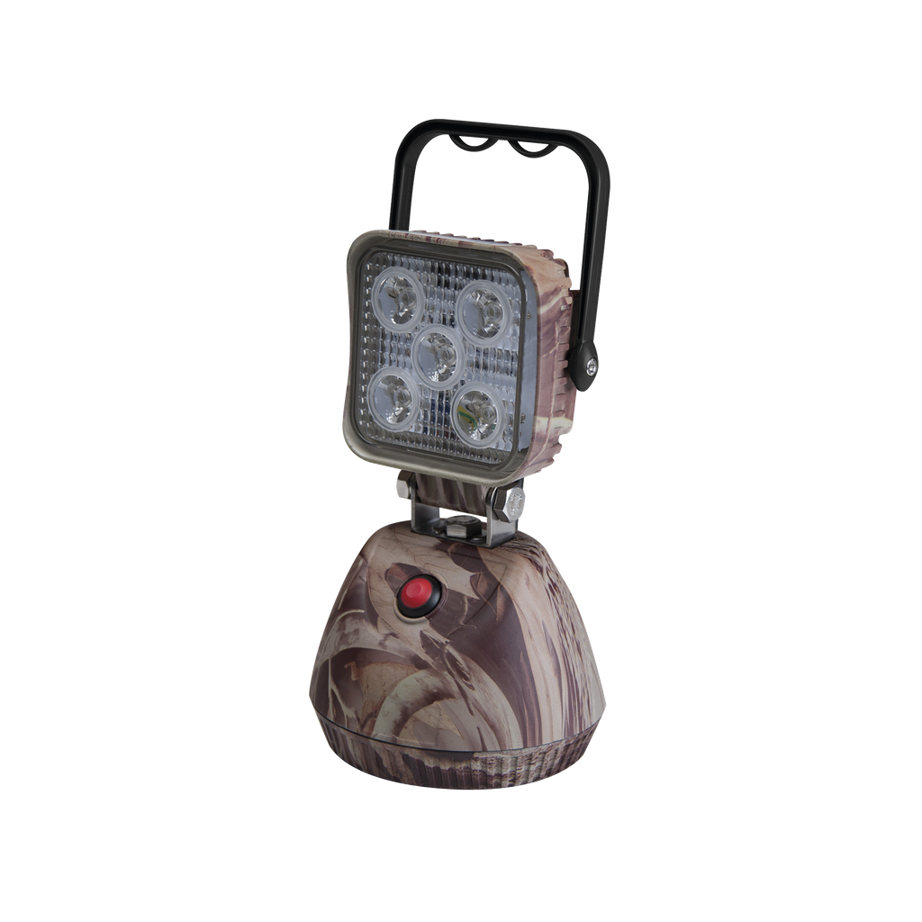 [EW2461-CAMO] Lámpara de trabajo de mano con batería recargable y montaje magnético