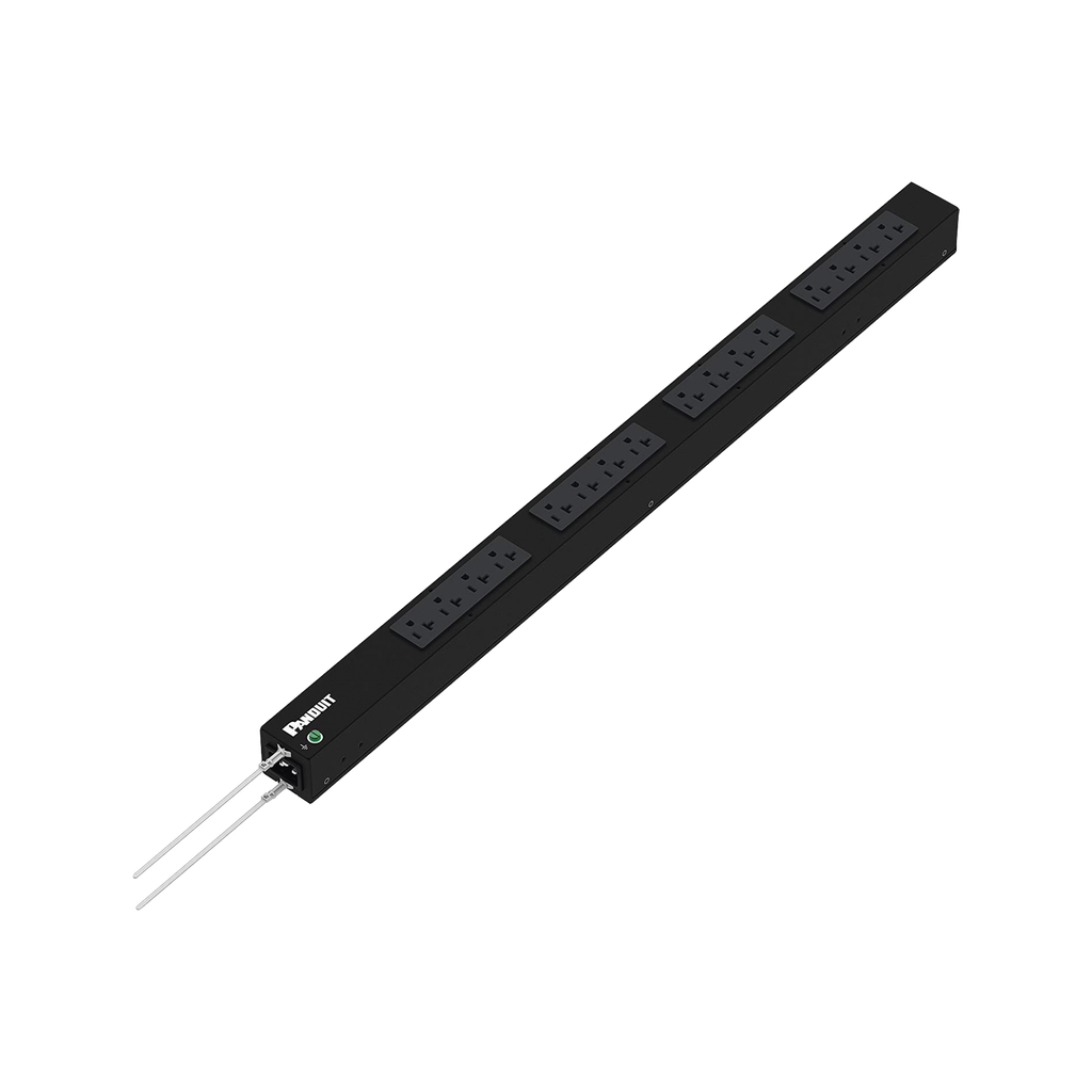 PDU Básico para Distribución de Energía, Enchufe de Entrada NEMA 5-15P, Con 16 Contactos NEMA 5-20R, de Instalación Vertical, 15 Amp, 120 Vca