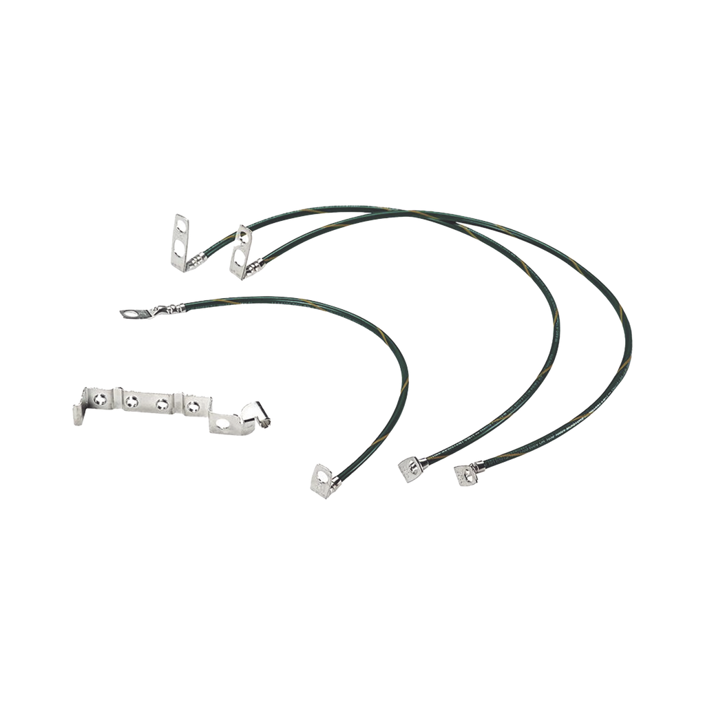 Kit de Puesta a Tierra para Gabinete PZICEA, Incluye Jumpers y Tornillería