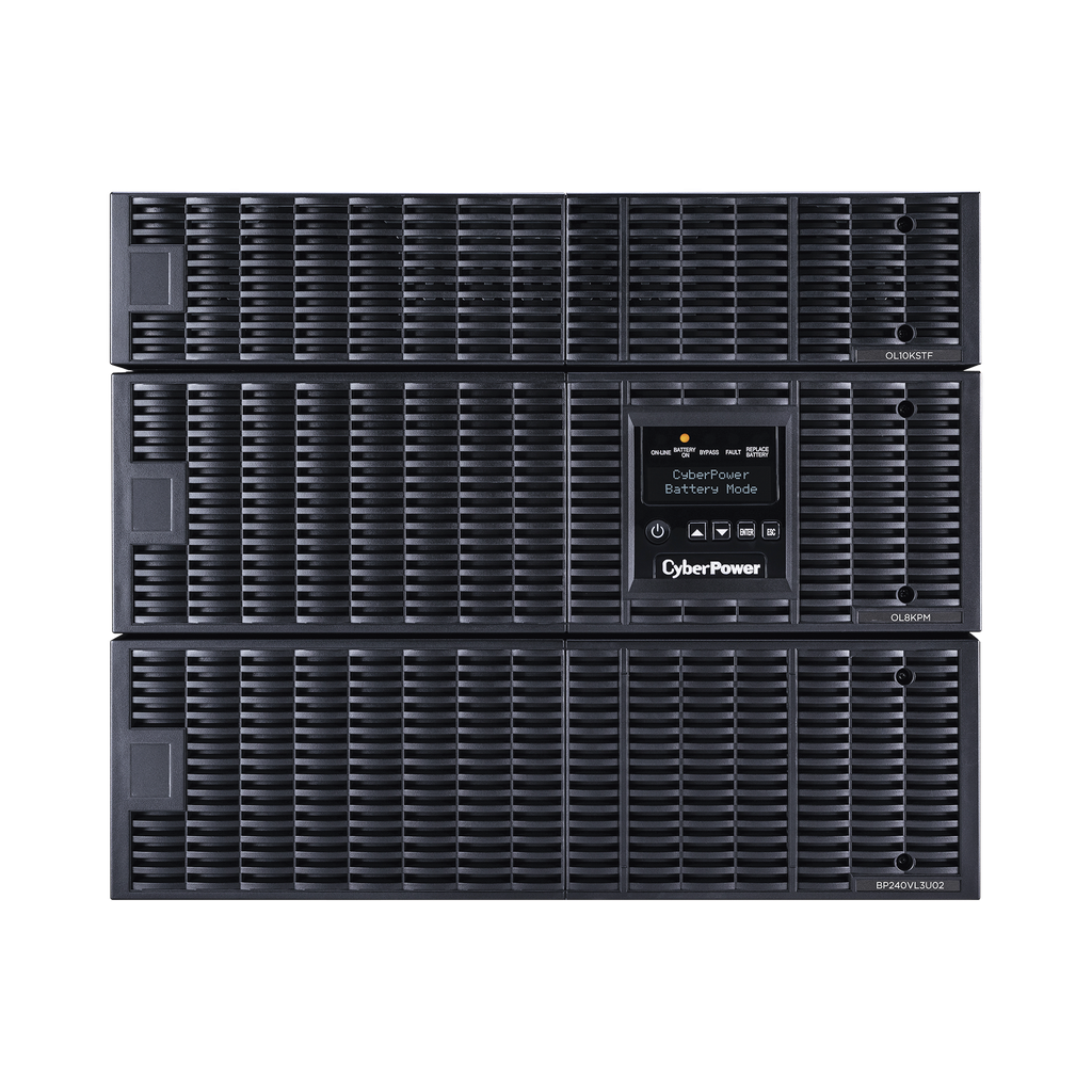[OL8KRTF] UPS de 8000 VA/8000 W, Online Doble Conversión, 200 - 240 Vac de Entrada, 120 - 240 Vac de Salida, Entrada Hardwired, Onda Senoidal Pura, Torre o Rack de 8 UR, Con 6 Tomas NEMA 5-20R, 3 NEMA L6-30R y Terminal Hardwired