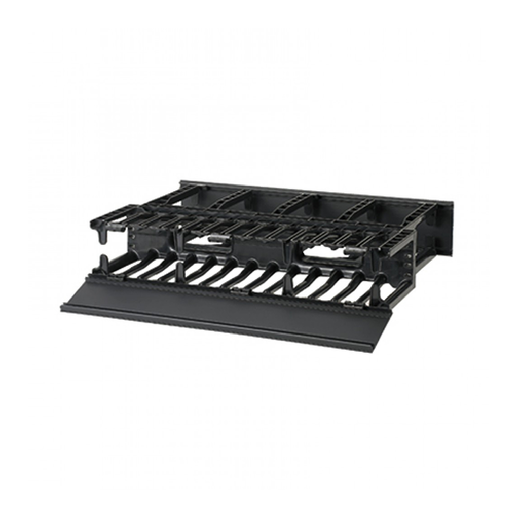 [NM2] Organizador de Cables Horizontal NetManager de Alta Densidad, Doble (Frontal y Posterior), Para Rack de 19in, 2UR