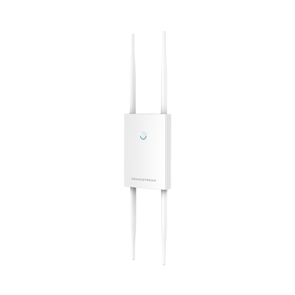 Punto de acceso para exterior Wi-Fi 802.11 ac 2.33 Gbps, Wave-2, MU-MIMO 4x4:4, de largo alcance con administración desde la nube gratuita o stand-alone.