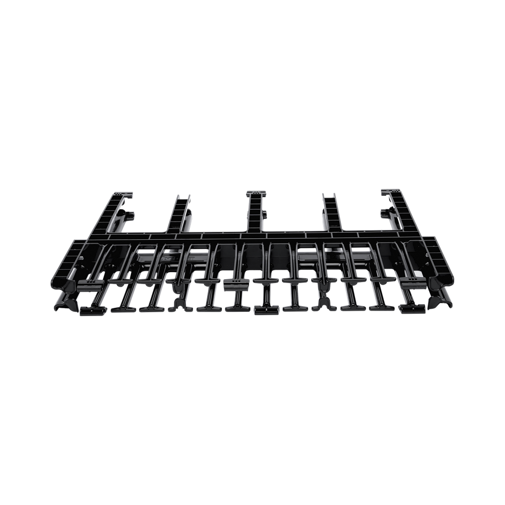 Organizador de Cables Horizontal NetManager de Alta Densidad, Doble (Frontal y Posterior), Para Rack de 19in, 1UR