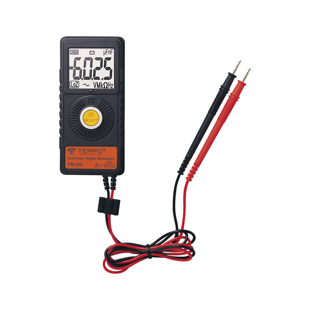 [PM-100] Multímetro de Bolsillo Automático