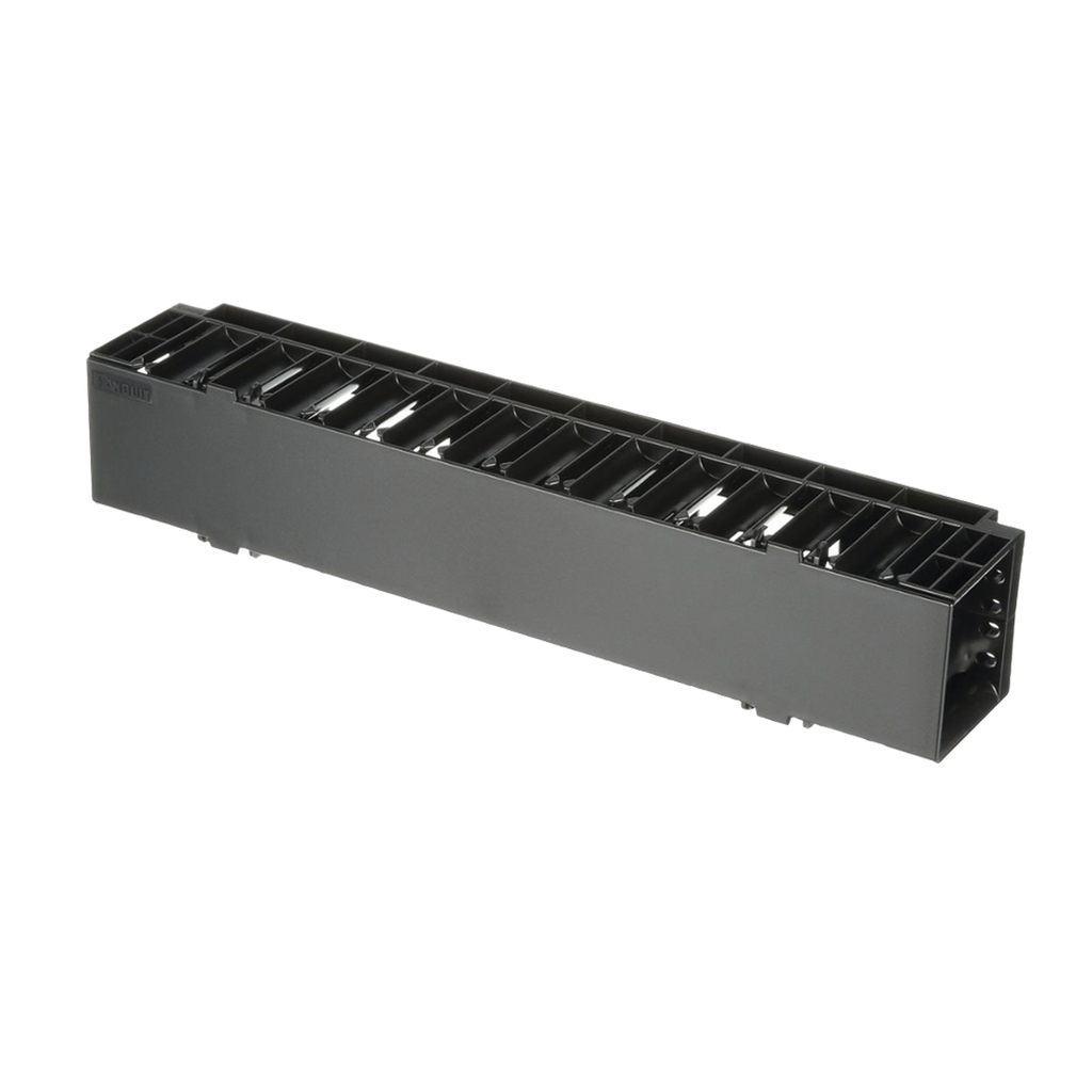 Organizador de Cables Horizontal NetManager, Sencillo (Solo Frontal), Para Rack de 19in, 2UR