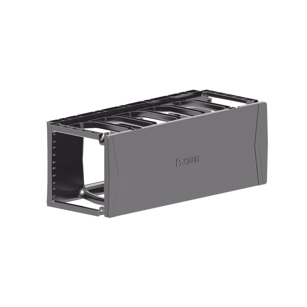 Organizador de Cables Horizontal PatchRunner?, Sencillo (Solo Frontal), Para Rack de 19in, 4UR