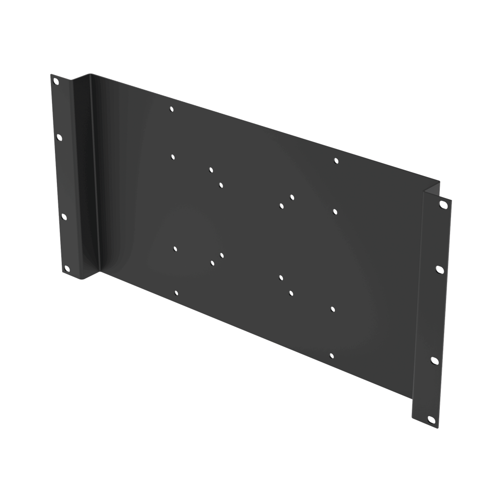 Montaje para Monitor VESA 75x75 hasta 200x200. Compatible con rack 19 5U.