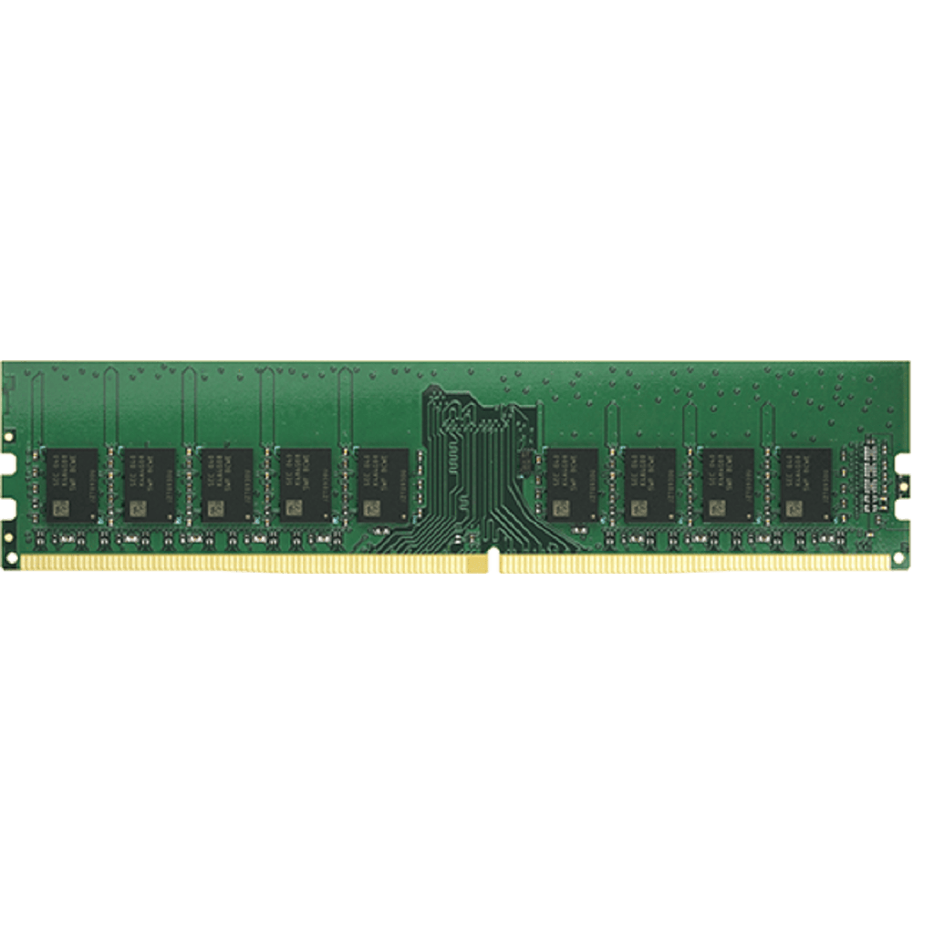 [D4EC-2666-16G] Módulo de Memoria DDR4 ECC Unbuffered DIMM | 16GB | 2666 MHz | Compatible con Series SA: SA3400D, SA3200D / Series UC: UC3400, UC3200 / Series 21: RS4021xs+, RS3621xs+, RS3621RPxs, RS2821RP+, RS2421RP+, RS2421+ / Series 19: RS1619xs+ /  Series 18: