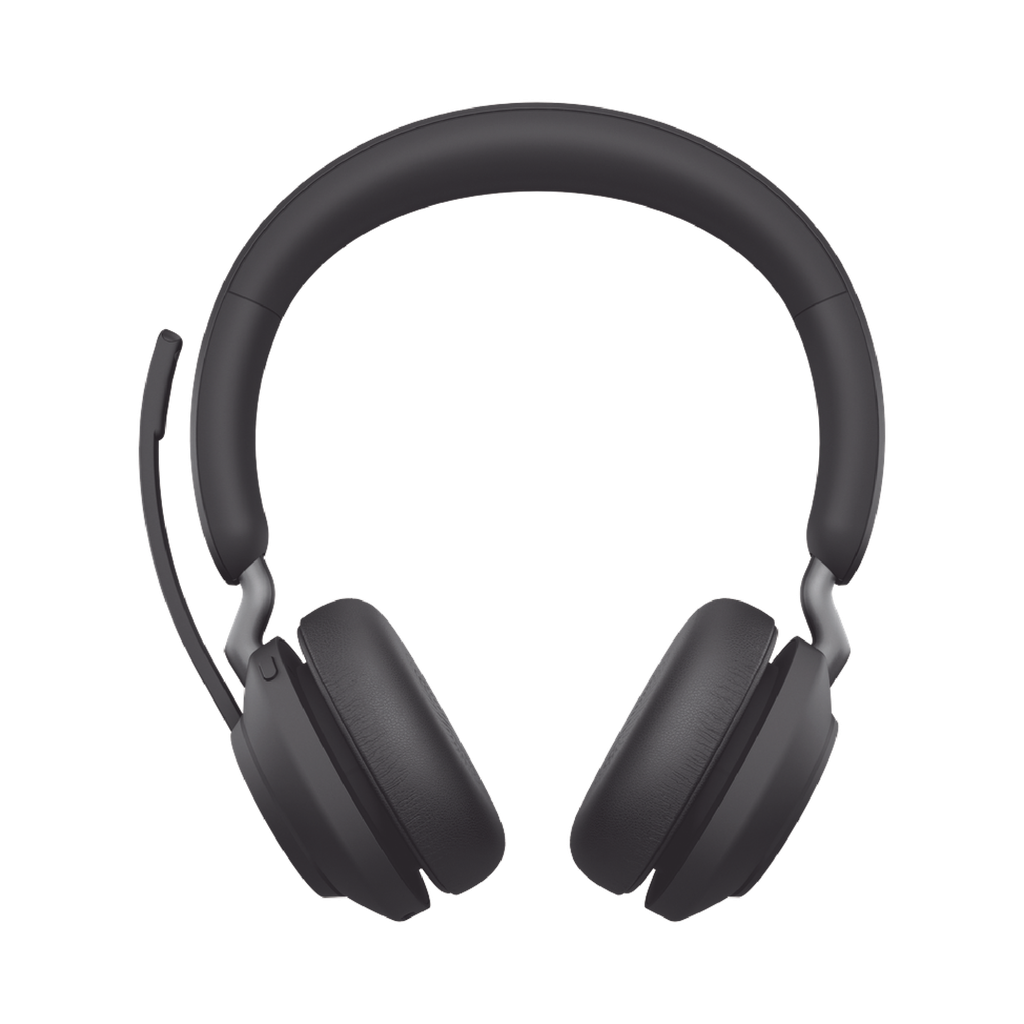 Jabra Evolve2 65, Auricular stereo versión UC con aislamiento de ruido activa, dongle USB-A indicador de ocupado (Busylight) (26599-989-999)